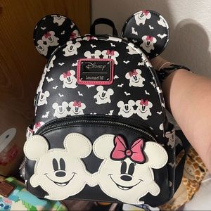 Loungefly Mickey Minnie ghost backpack